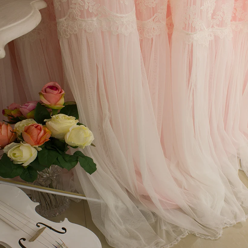 Новая ткань принцессы и тюль шторы роскошная вышивка ручной работы фототкань для