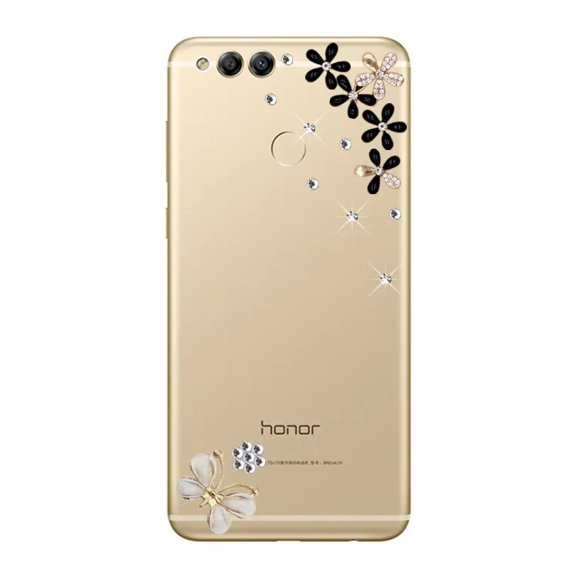 P smart Bling Rhinestone Case for Huawei Honor 20 pro 10 9X 8X 8C 8S 8A 7a Nova 6 5T 5 4 3i 3 P30 P20 lite Phone Shell Cover |