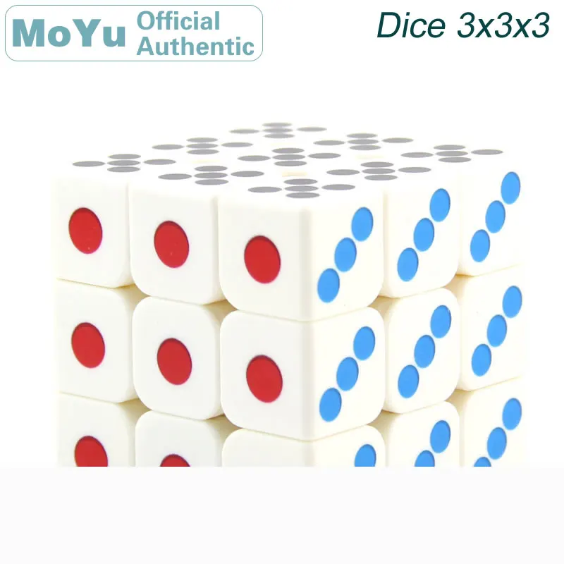 MoYu MoFangJiaoShi кости 3x3x3 магический куб 3x3 Тепловая передача печати Cubo Magico