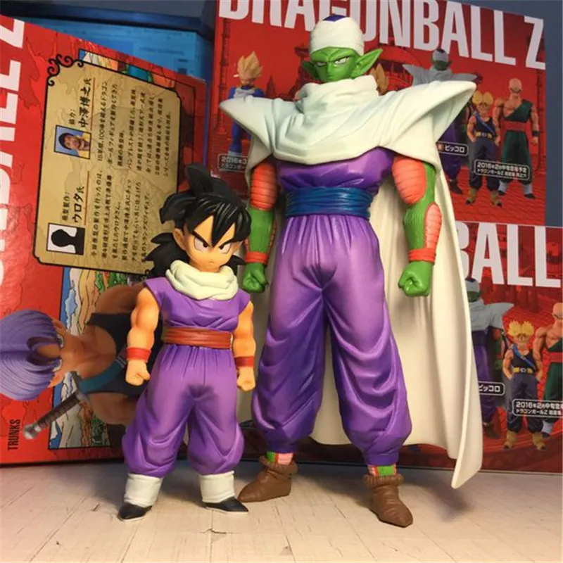 2 шт./компл. Dragon Ball Z Gohan& Piccolo Battle Cloakd Ver. Bick кисть Гоку Saiyan ПВХ фигурка DBZ Коллекционная модель