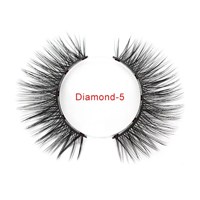 Diamond-5 Подарок, новинка, горячая Магнитная подводка для глаз, Набор накладных ресниц, водостойкая, Стойкая подводка для глаз, магнитный Пинцет для ресниц, набор в подарок - Цвет: Diamond-5