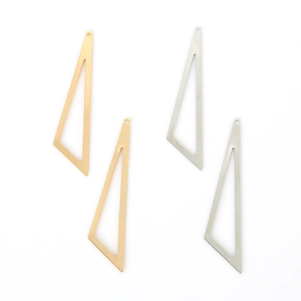 Антикварные медные позолоченные длинные Подвески KC Gold Riangle DIY ювелирные