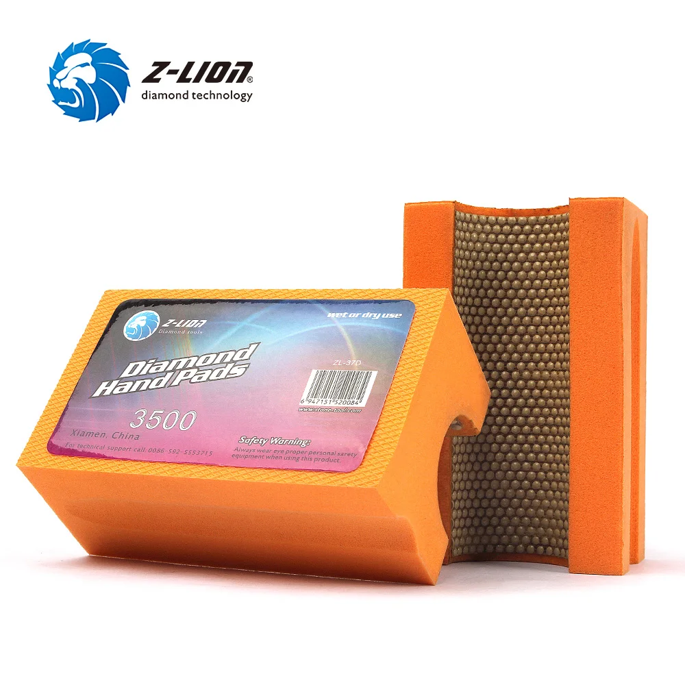 Z LION 4 шт./лот Алмазная ручная полировальная Подушка полимерная подушка из
