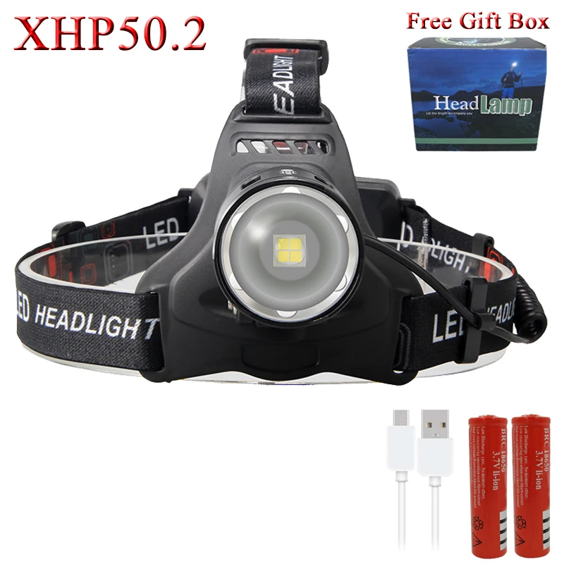 Option B XHP70.2 FX-DZ30T35 светодиодный налобный фонарь, мощный налобный фонарь, 18650 аккумулятор, внешний аккумулятор XHP50, налобный фонарь - Испускаемый цвет: Option B