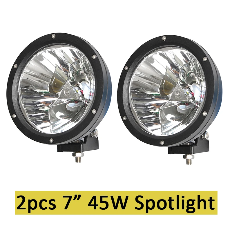 Светодиодные светильники Cannon 7 дюймов 45 Вт Круглый точечный прожектор рабочая