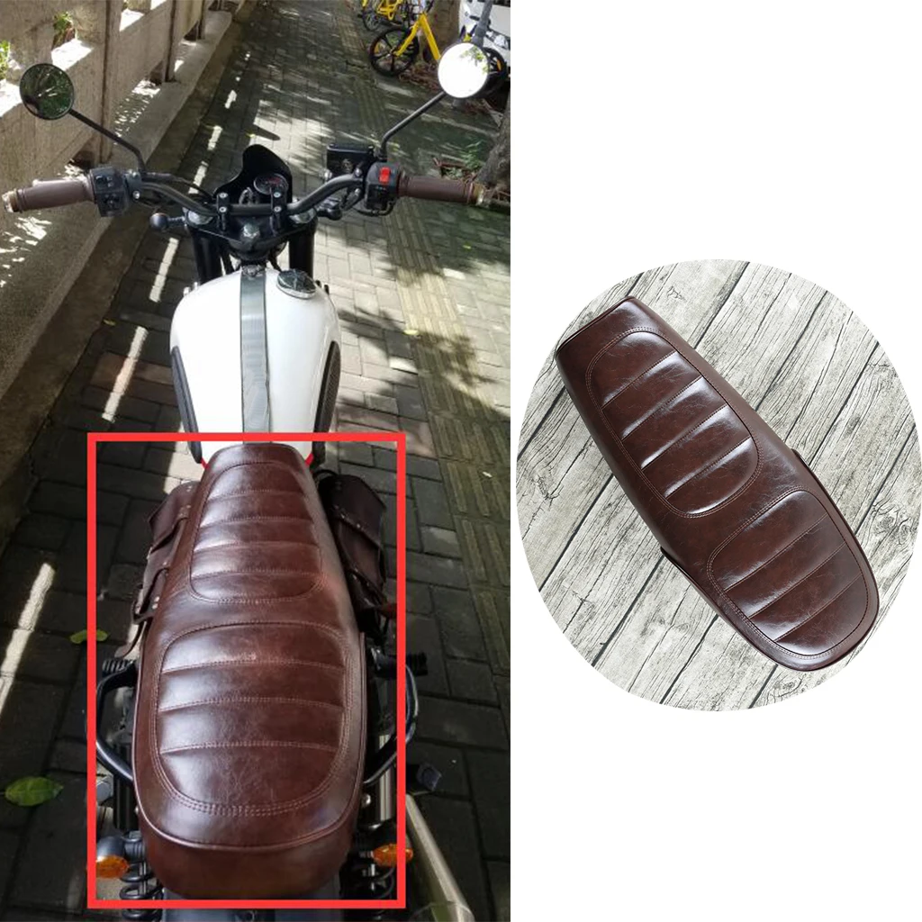 

1 Set Motorcycle Vintage Saddle Universal Cafe Racer Seat Complete Seats For Suzuki GS For Yamaha Honda KTM