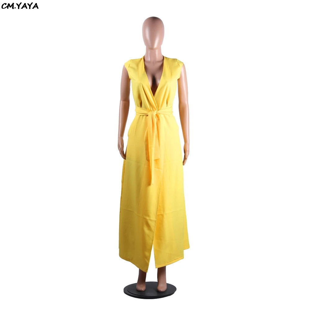 Женское винтажное платье макси длинное с v образным вырезом высокой талией и