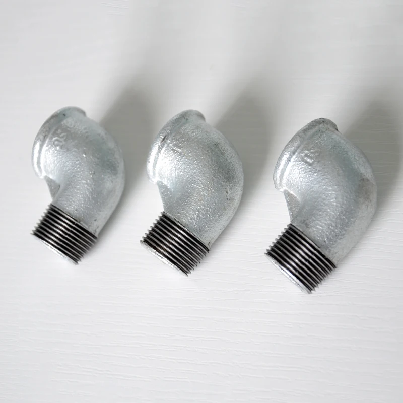 Фитинги для труб из ковкого железа 1 шт./лот 90 градусов редукция локтей M & F