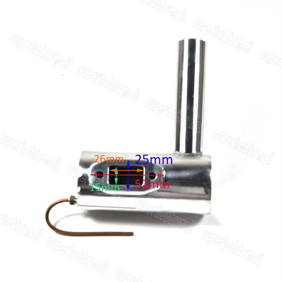 Боковой глушитель DLE55 выхлопная труба с комплектом аксессуаров для двигателя /