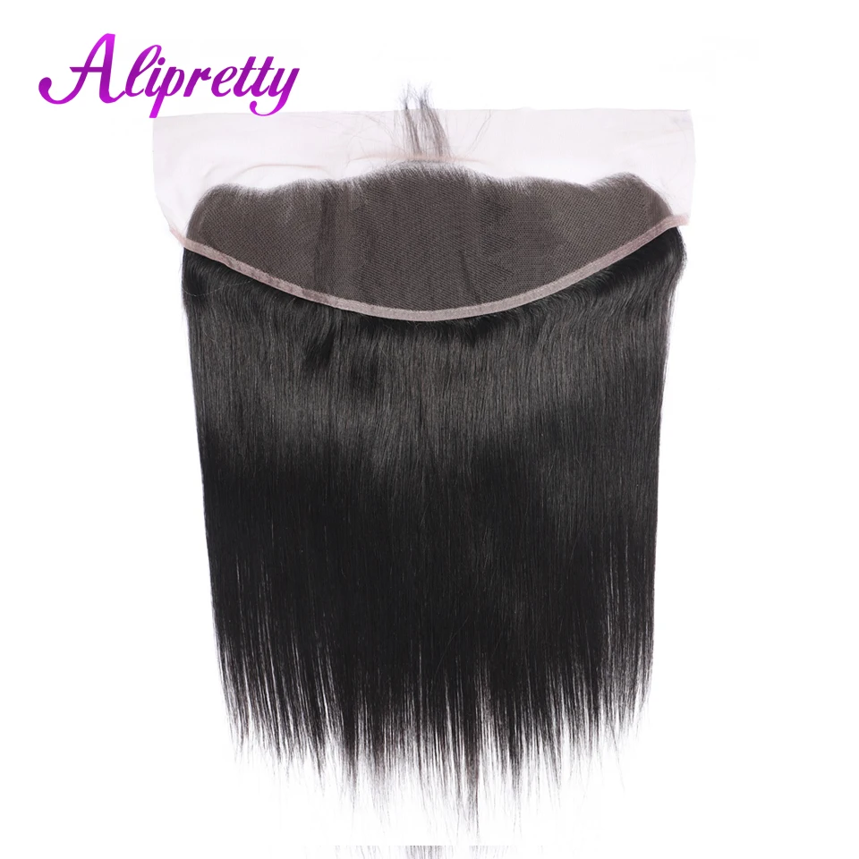 Alipretty волосы 13x4 Кружева Фронтальная Закрытие 8 &quot-20&quot бразильские прямое