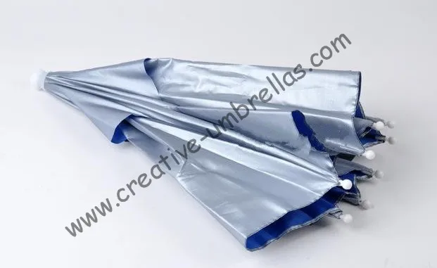 Зонтик для шляпы зонты рыбалки ручное открывание. Регулируемые размеры и круглые