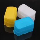 Рассеиватель Вспышки для Canon 580EX 580EX II YN-560 YN565 JY680A Godox TT685 V850II V860 TT520II, 3 цвета, синий, желтый, белый