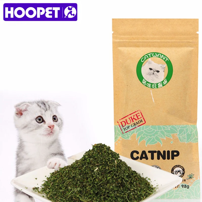 HOOPET кошачья мята натуральный органический Премиум 10 г угощения для кошек с