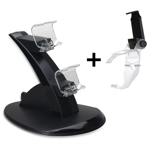 Phone Clip Charger Аксессуары для PS4 игровая станция 4 джойстика PS4 зарядная станция Зажим для телефона Обычная игровая консоль PS4 сумка для хранения для playstation 4 - Цвет: Phone Clip Charger