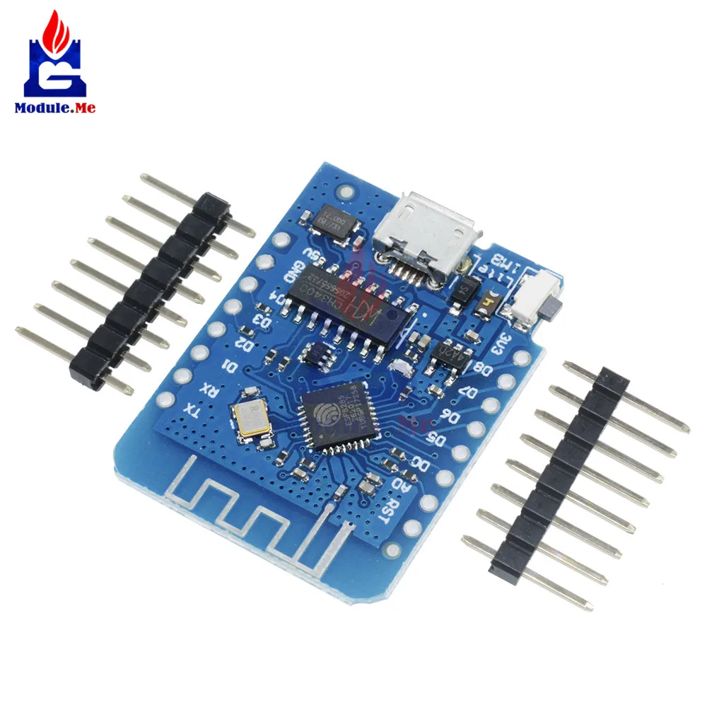 Макетная плата D1 Mini CH340G CH340 Wi Fi ESP8285 ESP8266 микроконтроллер для Arduino модуль NodeMcu