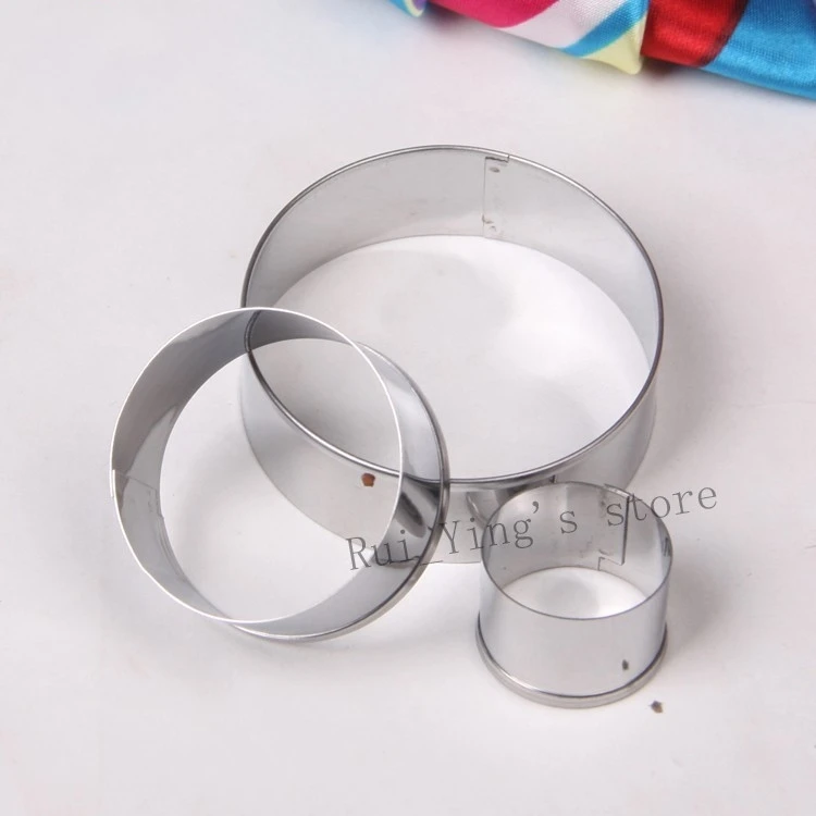 Новые 3 шт. круглые помадки забавные формы из рулона инструменты для украшения