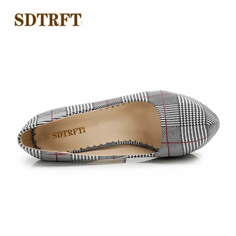 Туфли лодочки SDTRFT женские высокий каблук 14 см на платформе шпилька свадебная