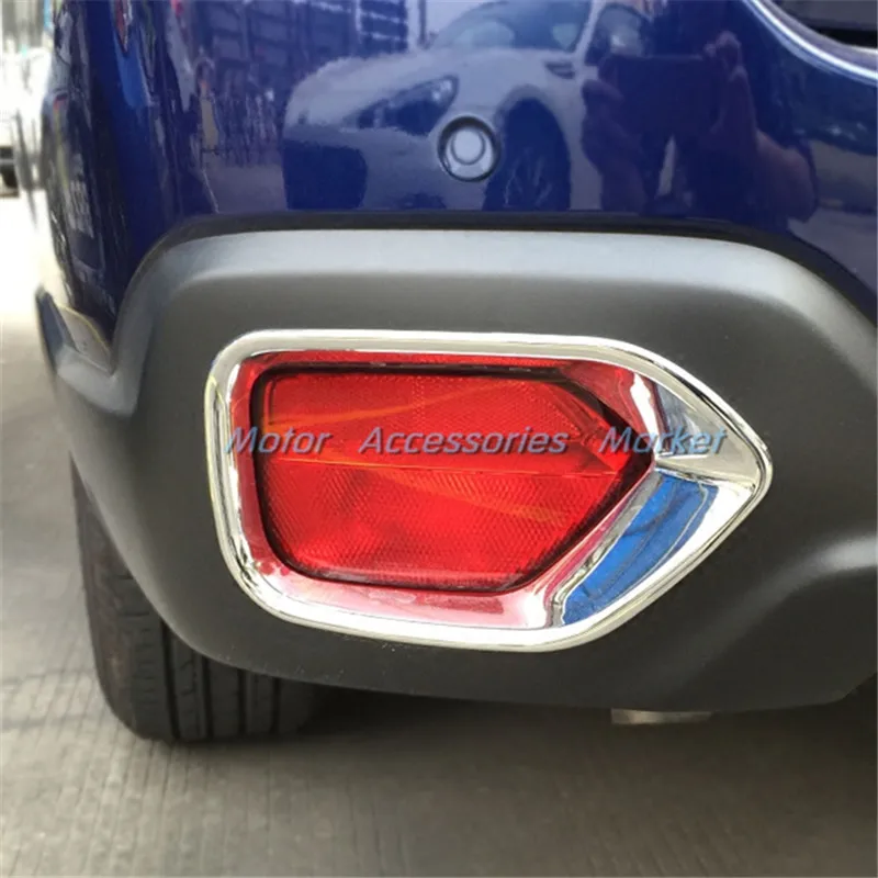 Хромированные задние противотуманные фары Накладка для Subaru Outback 2015|fog light cover|light