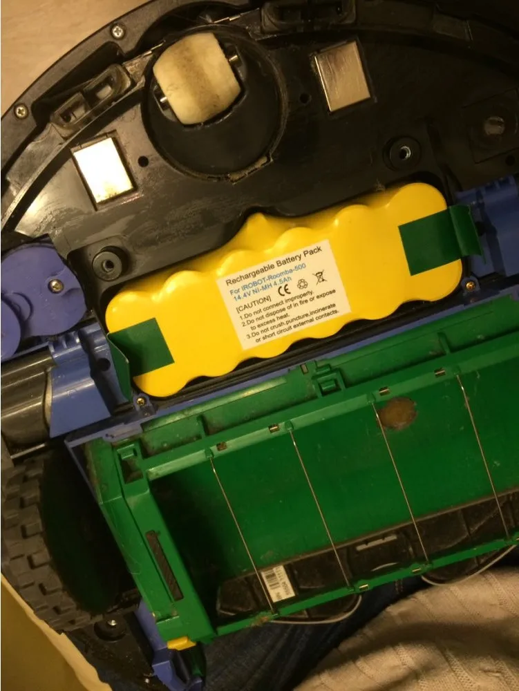 Аккумуляторная батарея Ni MH для пылесоса iRobot Roomba 14 4 В 4500 мАч|battery pack|vacuum cleaner battery