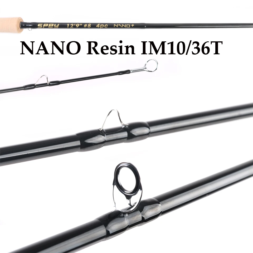 Maximumcatch Spey Fly Rod 12'6''/12'9''/13'/14' Fly удилище для ловли нахлыстом средней скорости с трубкой Cordura Carbon Fly Rod