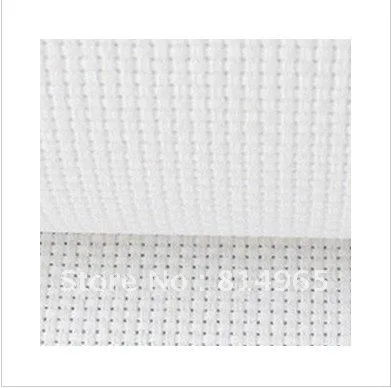Аида Ткань 11 граф (11 CT) 150х50см вышивка крестиком ткань белый/красный/черный лучшее