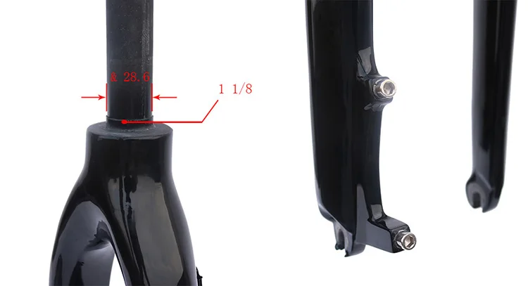 Бесплатная доставка полностью карбоновая Велосипедная вилка MTB фотосессия 29ER UD 3k