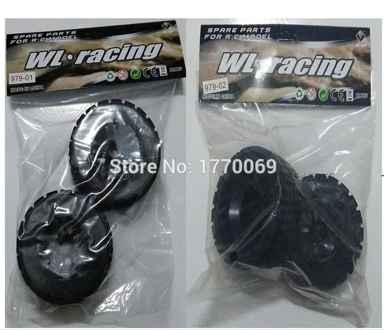 

Wltoys L979 L222 RC автозапчасти L979-01 передних шин и L979-02