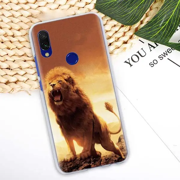 12 Большой лев тигр Животные чехол для Xiaomi Redmi Note 7 Pro 7 6 5 плюс 5A 6A 4X S2 GO Pocophone F1 Футляр для телефона - Цвет: 12