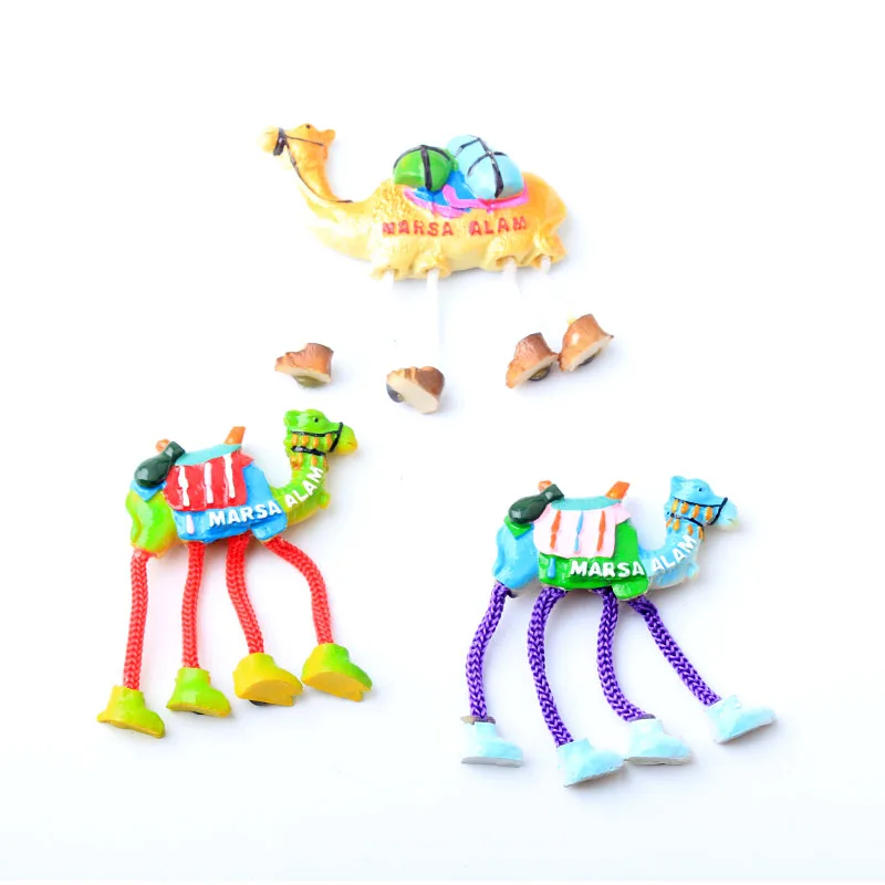 Магниты на холодильник ручной работы Marsa Alam Camel магниты из смолы 3D с магнитными