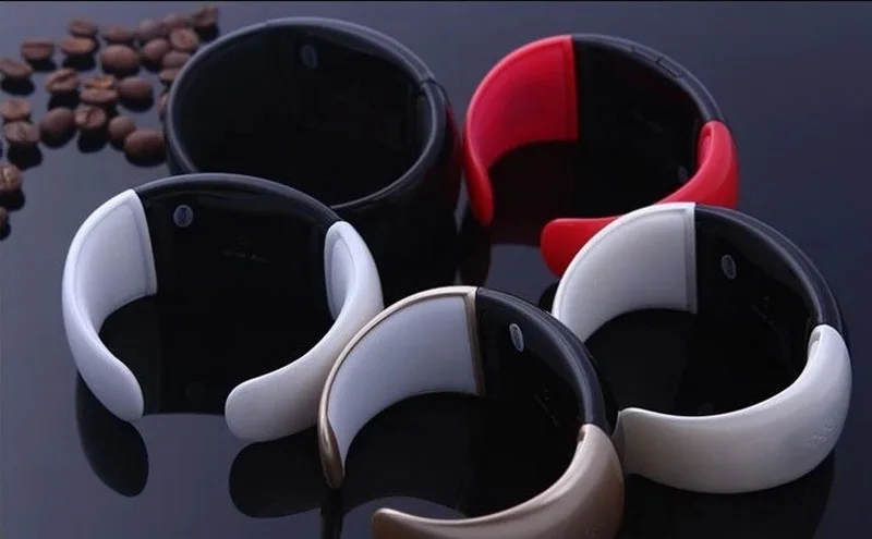 Модный дизайн, Bluetooth браслет для мобильного телефона с динамиком и микрофоном, отображение времени, Определитель номера, вибрация+ MP3-плеер+ защита от потери