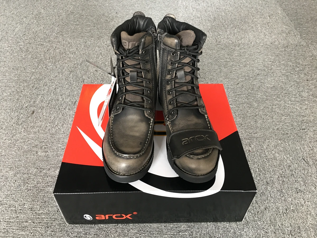 ARCX/ботинки в байкерском стиле; повседневная мужская обувь в байкерском стиле в винтажном стиле; ботинки для верховой езды; защитная гоночная обувь; популярные водонепроницаемые ботинки