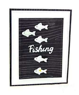 Daddy's Fishing Buddy металлические режущие штампы новинка 2019 трафареты для DIY