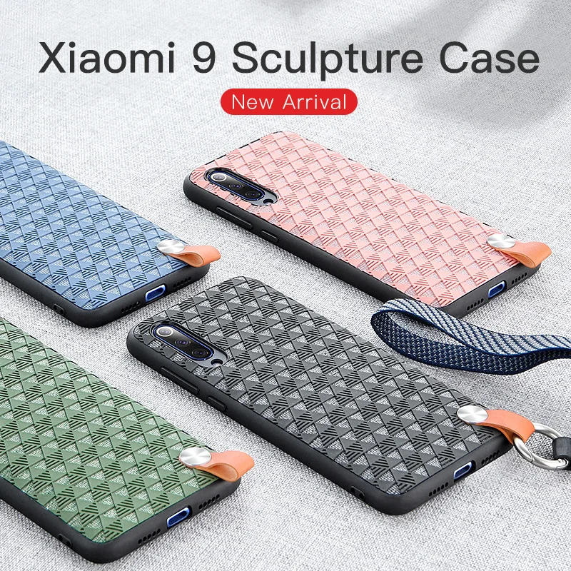 Msvii 3D Pattern Sculpture TPU Case For Xiaomi Mi 9 Mi9 SE Soft Silicone Protective Back Cover Anti Skid |