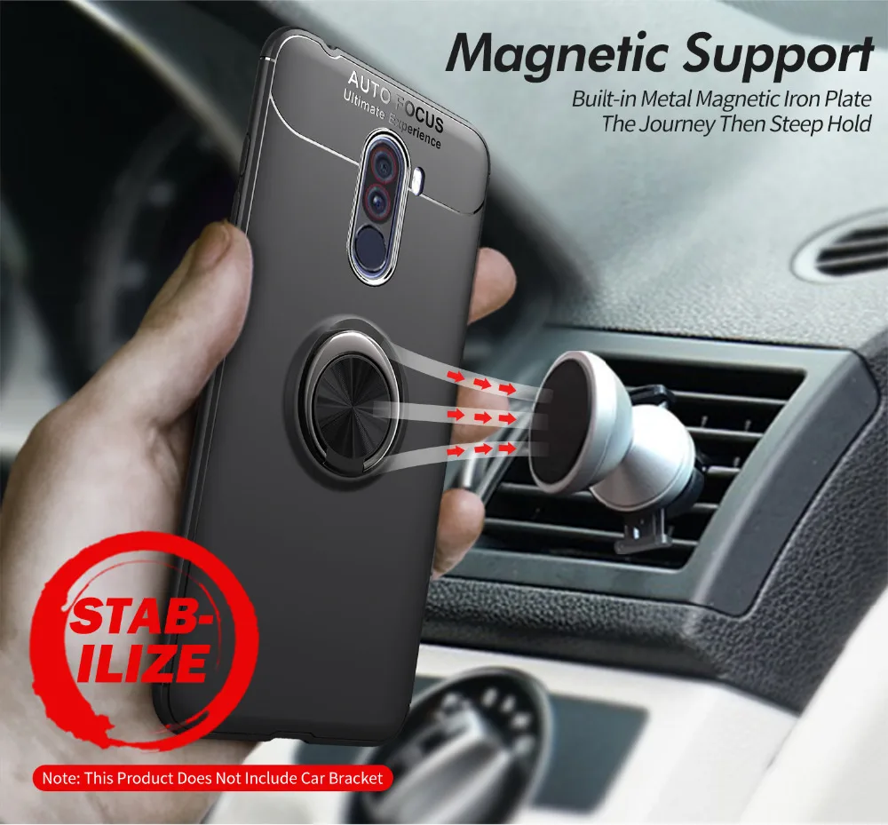 

For Xiaomi Pocophone F1 Case Carbon Fiber Shockproof Back Cover Case for Xiaomi Pocophone F1 Poco F1 Case Silicone Cover Coque