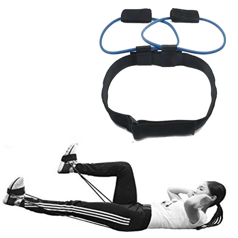 Legs Muscles Training Tension Belt with Adjustable Waist Fitness Pull Rope Bounce Trainer Resistance Band QH04 | Спорт и развлечения
