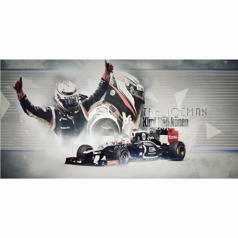 70*140 см 100% бамбуковое волокно Хорошо Впитывающее Kimi Raikkonen мягкое удобное высшее