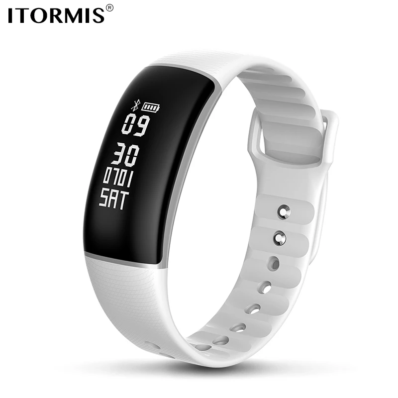 ITORMIS Smart Band Wristband Fitness Bracelet SmartBand with Pedometer Heart Rate Tracker Refuse Calls Android IOS phone | Электроника
