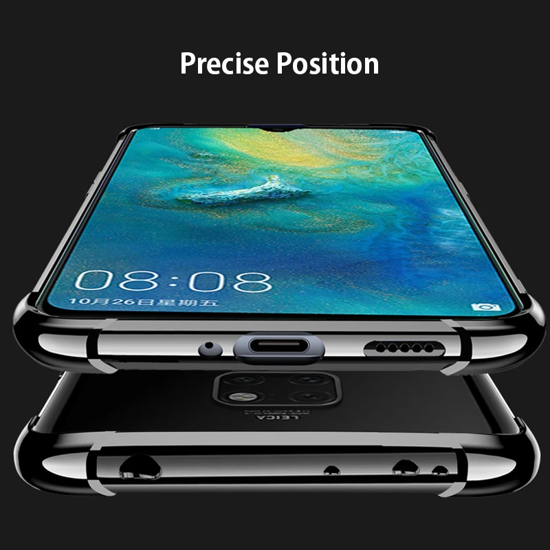 Для Huawei Mate 20 Pro X Чехол прозрачный тонкий против царапин ТПУ чехол для телефона