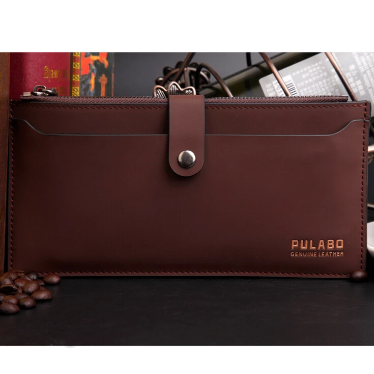 Модные мужские кошельки креативный дизайн с двумя мобильными страницами кошелек