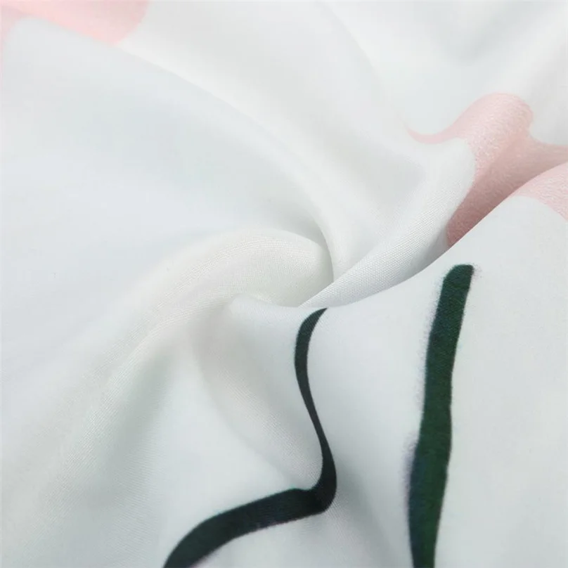 Бандажное платье-хальтер женское тонкое платье без рукавов с принтом листьев