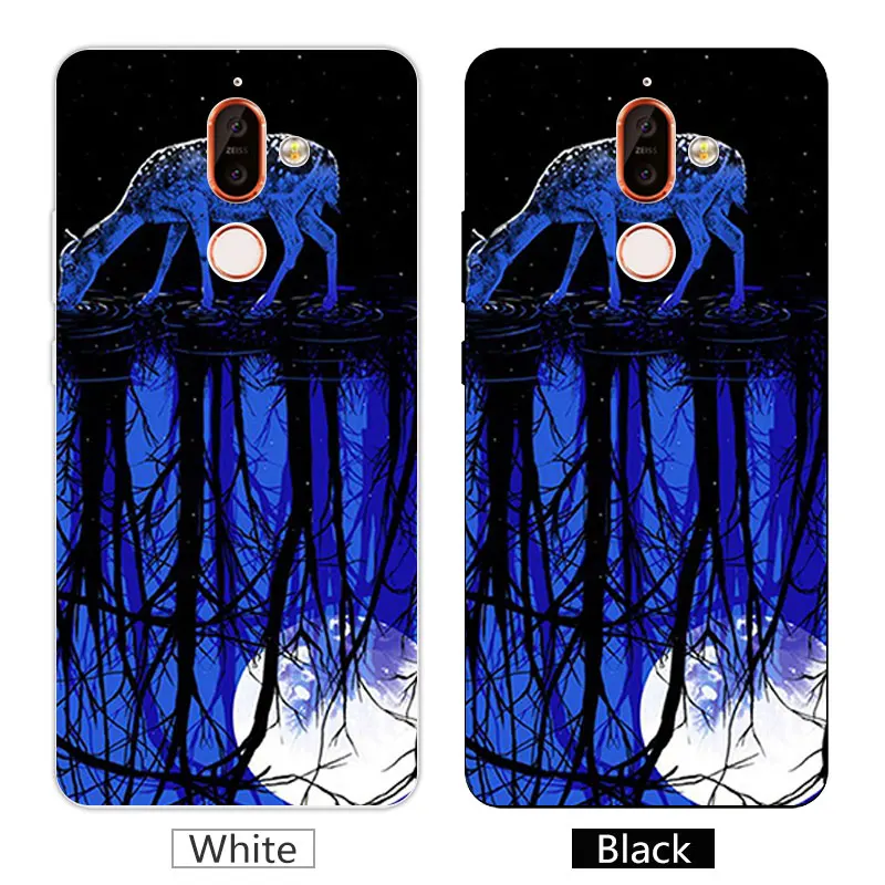 6.0" Clear TPU for Nokia 7 Plus Bizarre Phone Cases Coque 7Plus Soft Silicone Protective Cover Nokia7 Capa |