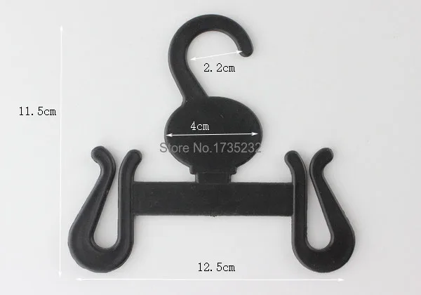 100 шт. пластиковые вешалки для обуви на крючках супермаркетов с хлопковой