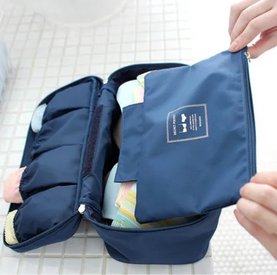 

Drop Ship Travel Shoes Bag Travel Bag Nylon Portable Waterproof Shoe Bags Shoes Sorting Pouch 6 Colors Travel Accessories