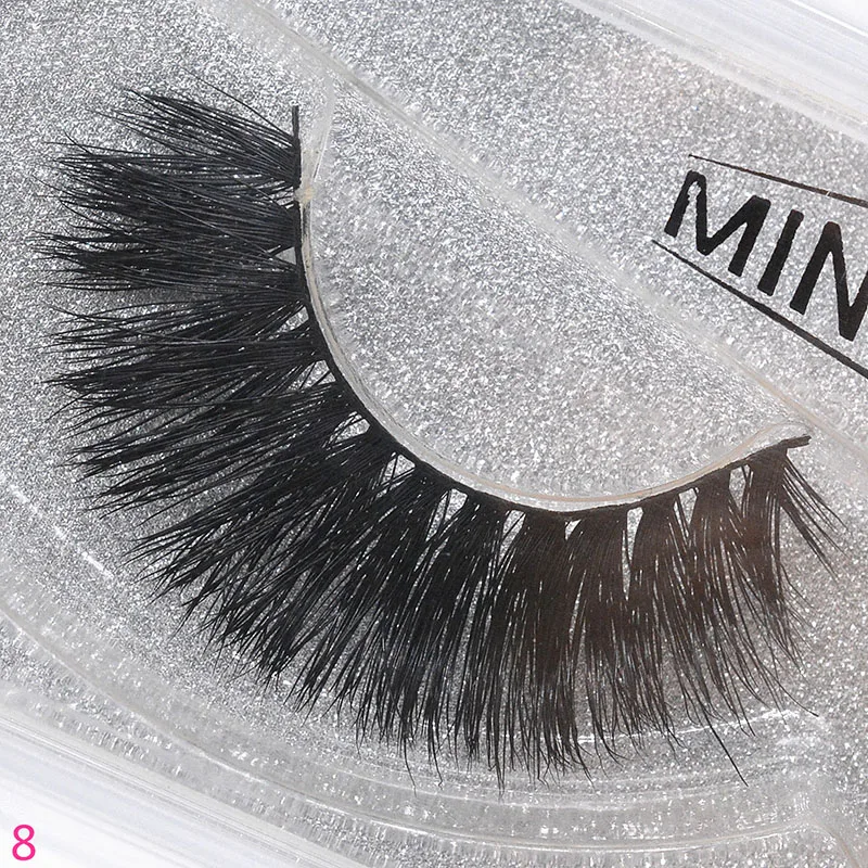 

1 Pair 3D Mink False Eyelashes 100% Cruelty Free Lashes Eye Makeup Tool