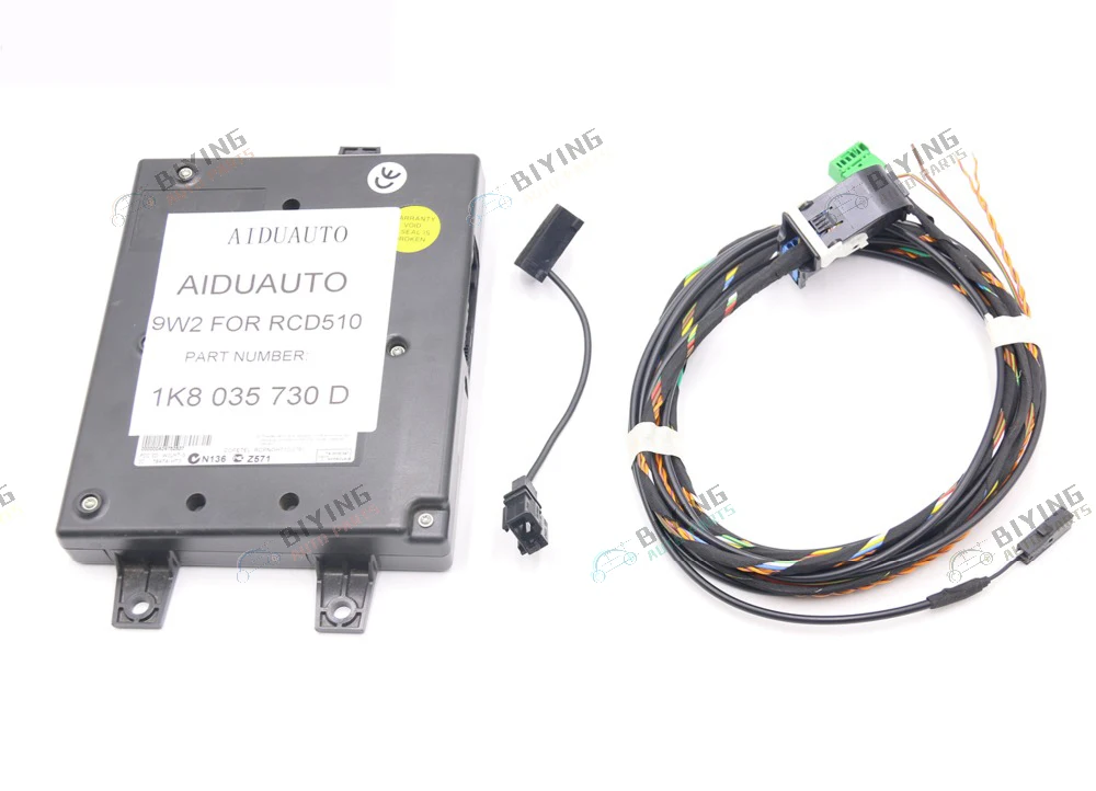 Модуль 9W2 Bluetooth + жгут проводов с микрофоном 1K8 035 730 D для VW Golf MK6 Jetta MK5 Fit