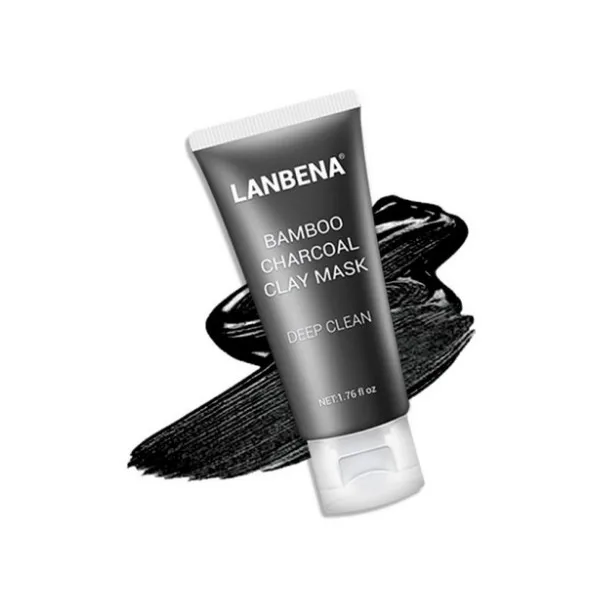 LANBENA глина маска для лица+ бамбуковый уголь+ черника+ Роза Глубокая очистка удаляет жир сужает поры Питательный Уход за кожей - Цвет: 4