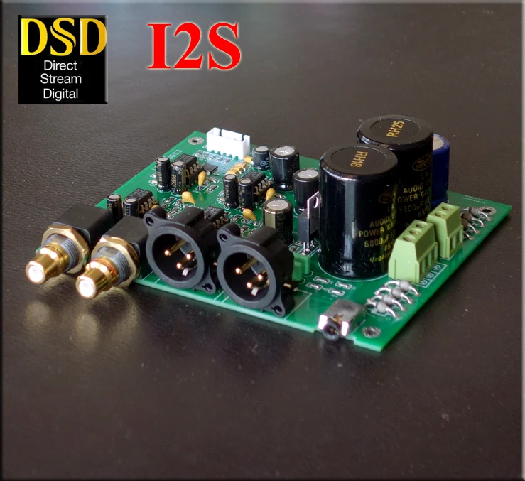 NE5532DD NE5534DD ES9028Q2M ES9028 I2S Входная Плата декодера RCA аудиовыход и предварительный