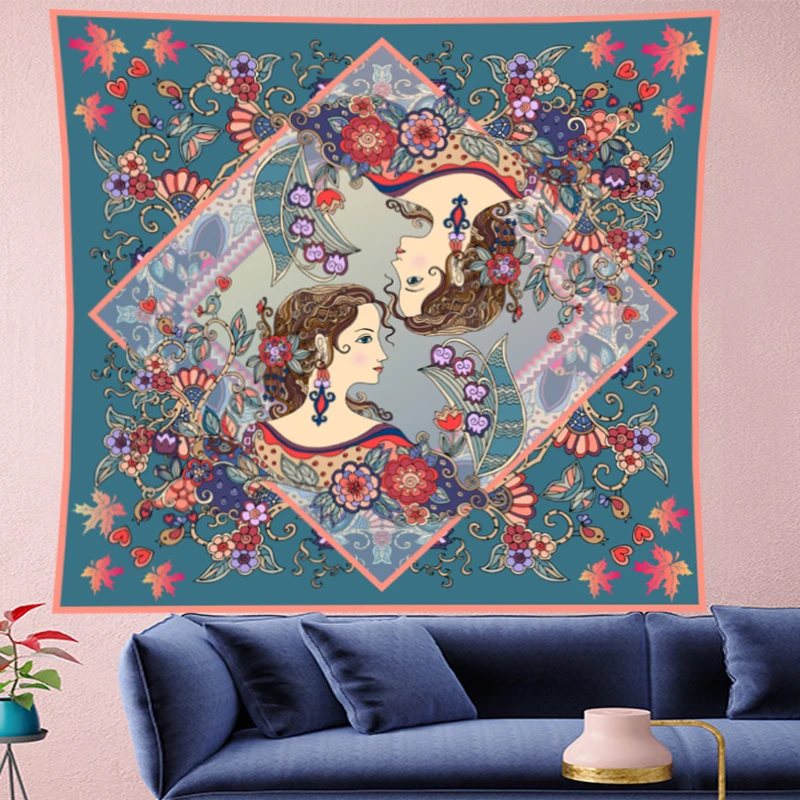 Винтажный красивый гобелен Классический женский макраме настенный богемный