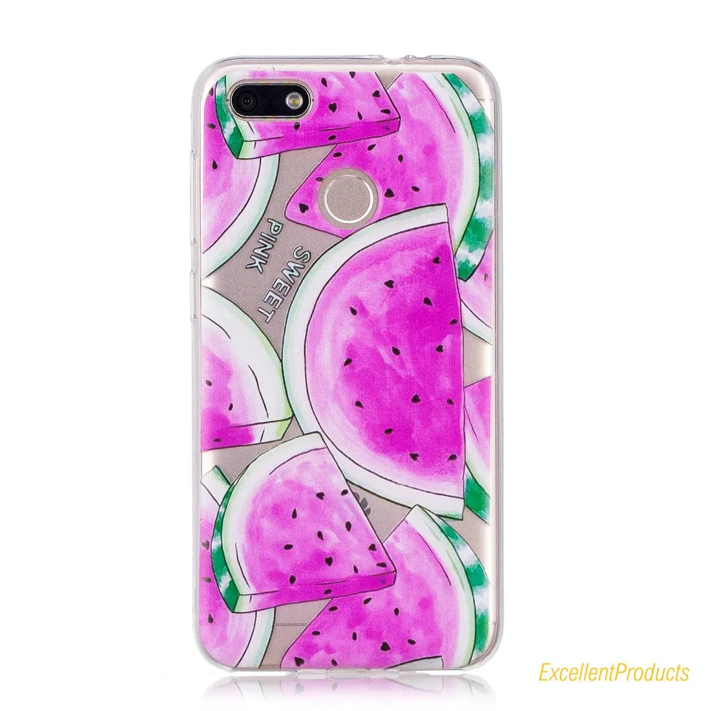 For Coque Huawei P9 Lite mini Soft TPU Silicone Cover Flamingos leaf flowers cat Printed Cases Phone case |