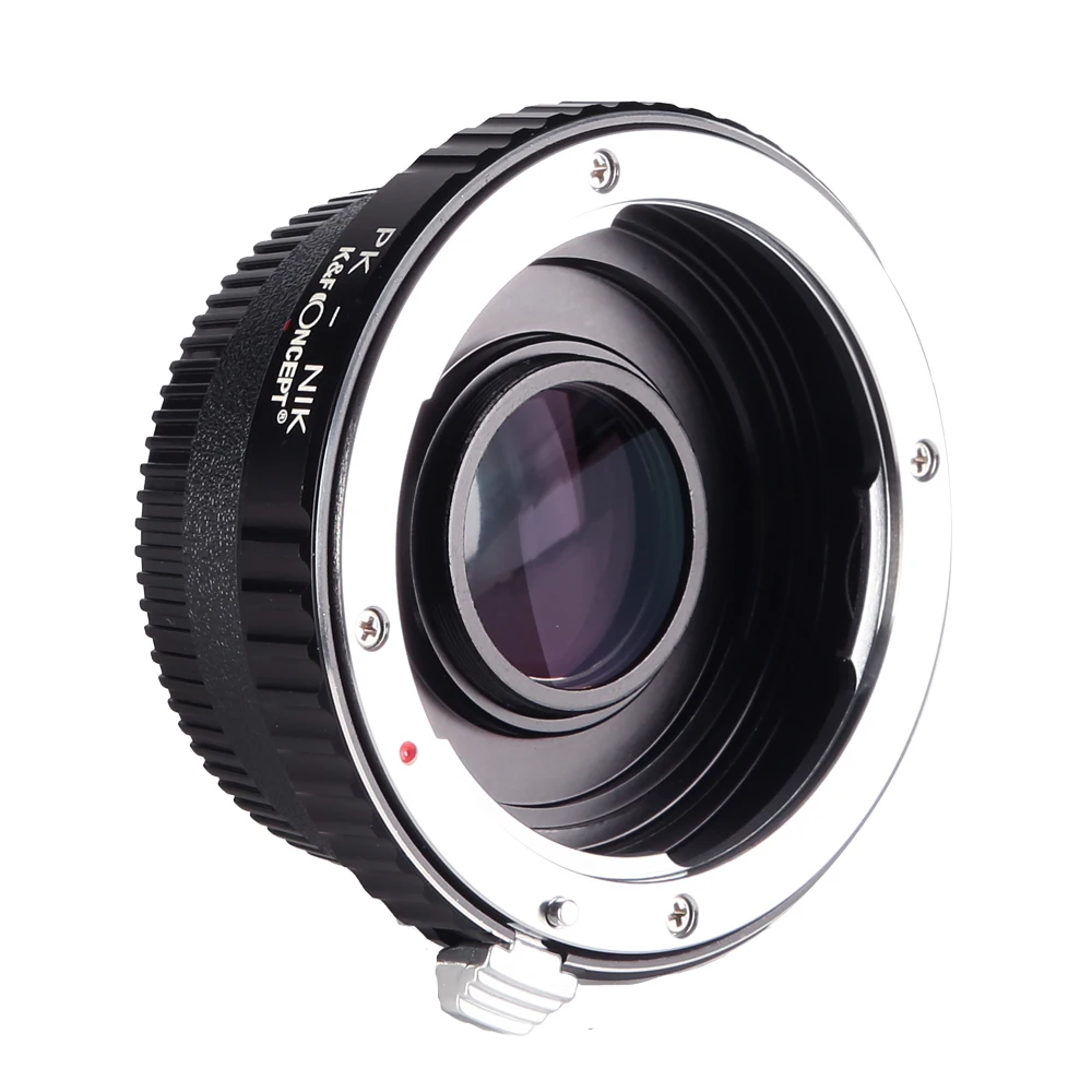 K & F CONCEPT кольцо адаптер из оптического стекла для объектива Pentax PK подходит Nikon AI AF